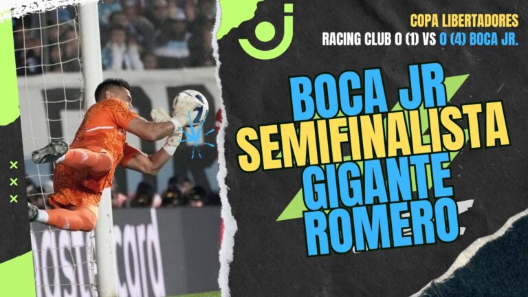 BOCA SEMIFINALISTA. Puntajes de los dos equipos.